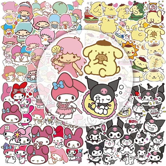 Kawaii 12 Vinyl Stickers - Mystery Bundle - Picture 6 of 8